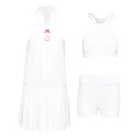 Damen Kleid adidas  All-In-One Dress Engineered White