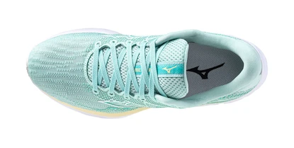 Damen Laufschuhe Mizuno  Wave Rider 27 Eggshell Blue/White/Anise Flower