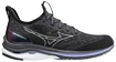 Damen Laufschuhe Mizuno  Wave Rider Wave Rider Neo 2 / Blackened Pearl / 10077C / Violet Glow