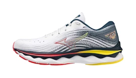 Damen Laufschuhe Mizuno Wave Sky 6 White/Hibiscus/Buttercup