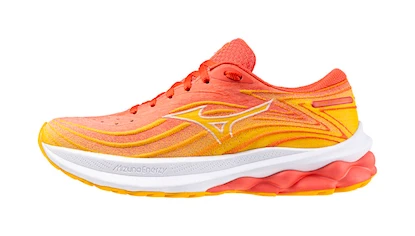 Damen Laufschuhe Mizuno  Wave Skyrise 5 Dubarry/White/Citrus  UK 6