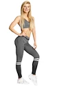 Damen Leggins Gym Glamour  Legíny šedé s černými ponožkami