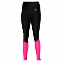 Damen Leggins Mizuno  Long Tight Black/Pink Peacock