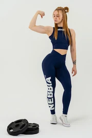Damen Leggins Nebbia Barbell Therapy Glute Check 613 Blue