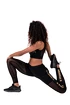 Damen Leggins Nebbia Intense Gold Mesh leggings 829 black