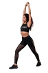 Damen Leggins Nebbia Intense Gold Mesh leggings 829 black