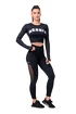 Damen Leggins Nebbia  Mesh leggings high waist 573 black