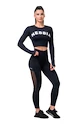Damen Leggins Nebbia  Mesh leggings high waist 573 black XS