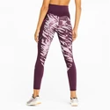 Damen Leggins Puma  Run 5K Graphic High Waist 7/8 Tight Grape Wine