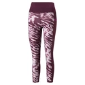 Damen Leggins Puma  Run 5K Graphic High Waist 7/8 Tight Grape Wine