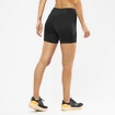 Damen Leggins Salomon Cross Run Short Tight Black