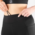 Damen Leggins Salomon Cross Run Short Tight Black