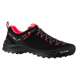 Damen-Outdoorschuhe Salewa WILDFIRE LEATHER Black/Fluo Coral