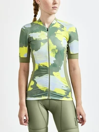 Damen-Radtrikot Craft Endur Graphic green/blue