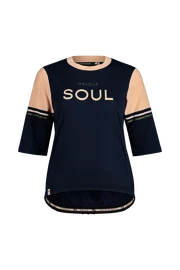 Damen-Radtrikot Maloja KastanieM blue