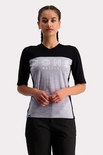 Damen-Radtrikot Mons Royale  Redwood Enduro VT Black/Grey Marl