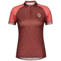 Damen-Radtrikot Scott  Endurance 30 S/Sl Dark Purple/Blush Pink