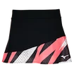 Damen Rock Mizuno  Flying Skirt Black/Neon Flame S