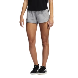Damen Shorts adidas Pacer 3-Stripes Woven Heather Shorts Mgh Solid Grey