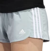 Damen Shorts adidas  Pacer Woven 3-Stripes Magic Grey