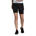 Damen Shorts adidas  Run Fast 2in1 Shorts Black