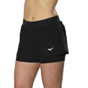 Damen Shorts Mizuno  ER 2in1 Short Black