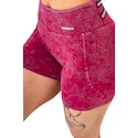Damen Shorts Nebbia NEBBIA x OLYMPIA Washed High Waisted Leggings Shorts HERITAGE 780 red