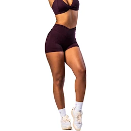 Damen Shorts Nebbia STRONG BEAUTY V-shaping Belt Shorts 428 dark red