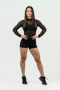 Damen Shorts Nebbia  Women's Compression High Waist Shorts Leg Day 832 Black M