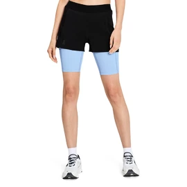 Damen Shorts On Active Shorts Black/Stratosphere