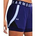 Damen Shorts Under Armour Play Up 2-in-1 Shorts blau Regal