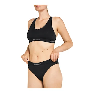 Damen Slip Icebreaker Merino 125 Cool-Lite Sprite Hipster Black  L