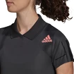 Damen T-Shirt adidas  Club Graphic Polo Grey