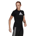 Damen T-Shirt adidas  Primeblue Designed 2 Move Logo Sport Black