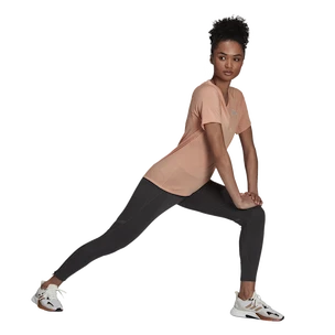 Damen T-Shirt adidas  Runner Tee Ambient Blush XS