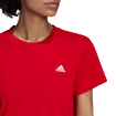 Damen T-Shirt adidas  Short Sleeve Tee Vivid Red