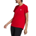 Damen T-Shirt adidas  Short Sleeve Tee Vivid Red