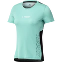Damen T-Shirt adidas  Terrex Parley Agravic TR Pro Acid Mint