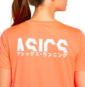 Damen T-Shirt Asics Katakana SS Top Coral