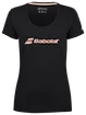Damen T-Shirt Babolat  Exercise Babolat Tee Women Black