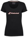 Damen T-Shirt Babolat  Exercise Babolat Tee Women Black