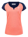 Damen T-Shirt Babolat  Play Cap Sleeve Top Fluo Strike M