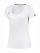 Damen T-Shirt Babolat  Play Cap Sleeve Top Women White/White