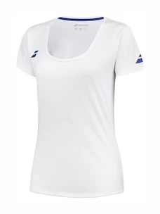 Damen T-Shirt Babolat  Play Cap Sleeve Top Women White/White M