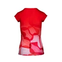 Damen T-Shirt BIDI BADU  Bella 2.0 Tech V-Neck Tee Red/Orange