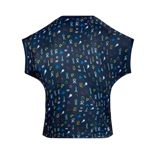 Damen T-Shirt BIDI BADU  Majira Tech Tee Dark Blue, Mixed S