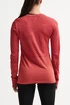 Damen T-Shirt Craft  Cool Comfort LS pink