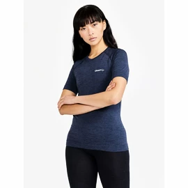 Damen T-Shirt Craft Dry Active Comfort SS Navy Blue
