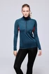 Damen T-Shirt Devold  Running Zip Neck Flood