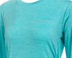 Damen T-Shirt Endurance Maje Melange LS Tee Light Blue